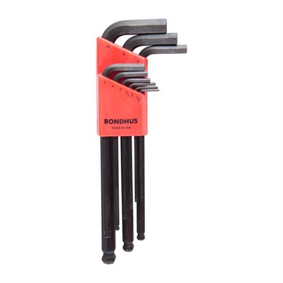 Bondhus Ball Hex "l" Wrenches Metric Ball Hex Set in USA Specification
