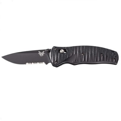 Benchmade Knife Co. Volli Folding Knife Volli Black Serrated Drop Point