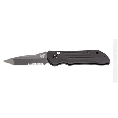 Benchmade Knife Co. 9501 Mini Auto Stryker Folding Knife 9501 Mini Auto Stryker Black Serrated Tanto