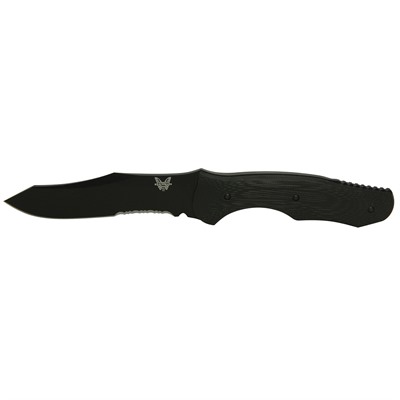 Benchmade Knife Co. 183 Fixed Contego Knife 183 Fixed Contego Black Serrated Reverse Tanto