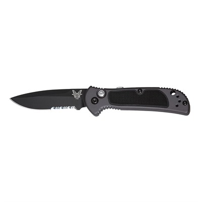 Benchmade Knife Co. 9750 Mini Coalition Automatic Knife 9750sbk Mini Coalition Black Serrated Drop Point Automatic