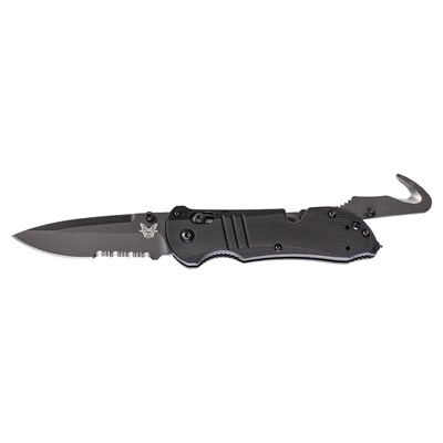 Benchmade Knife Co. 917 Tactical Triage Folding Knife 917sbk Tactical Triage Black Serrated Drop Point