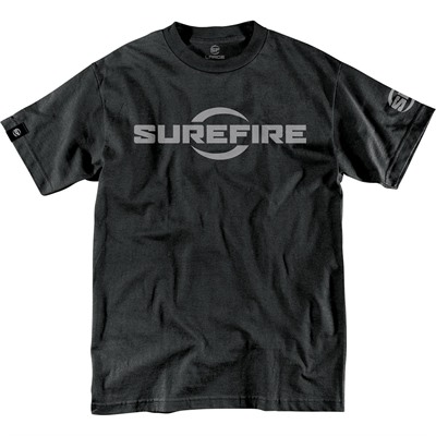 Surefire Logo T-Shirt - Surefire Logo T-Shirt Black Large