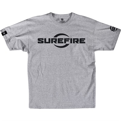 Surefire Logo T-Shirt - Surefire Logo T-Shirt Light Gray Xlarge