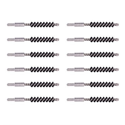Dewey Copper Eliminator Bore Brushes - .20 Cal. 5-40 Male-Thread, 12-Pak