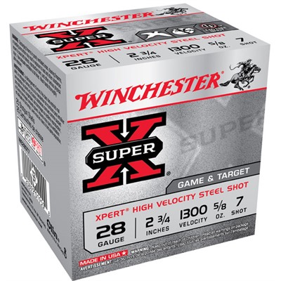 Winchester Winchester Xpert Hv Steel 28ga 2.75" 5/8oz #7 25/Bx