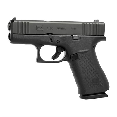 Glock Glock 43x Subcompact 9mm Luger (2)10-Round Mag Black