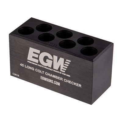 Egw 7-Hole Ammo Chamber Checker - 7-Hole Ammo Checker 45 Long Colt