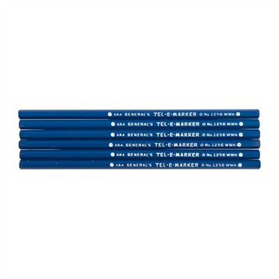 Brownells Mark-On-Anything Pencils - 6 White Pencils