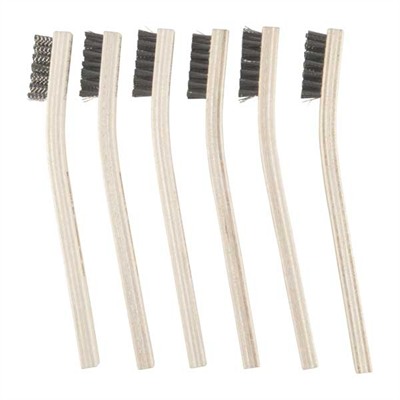 Brownells Heavy Duty Gunsmith Brushes S/S Crimped Wire 6 Pak in USA Specification