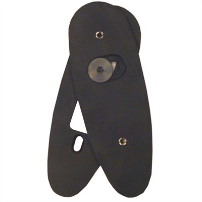 100 Straight Products Rifle Butt Plate Adjuster - Butt Plate Adjuster Black Aluminum