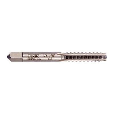 Irwin Industrial Tool Fractional Carbon Taps - Plug Tap, 1/4-28, 3, 17/64