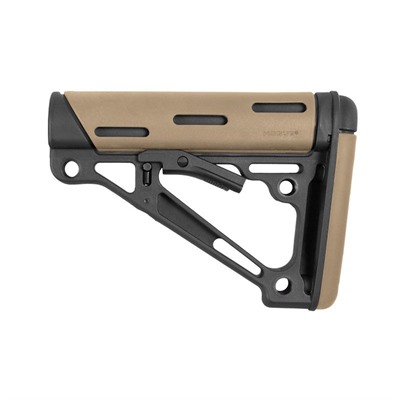 Hogue Ar 15 Overmolded Buttstock Collapsible Mil Spec Fde Rubber in USA Specification