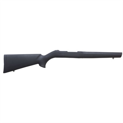 Hogue Ruger 10/22 Rubber Covered Stock .920 Bull Barrel - Ruger 10/22 Rubber Covered Stock .920 Bull Fiberglass Blk