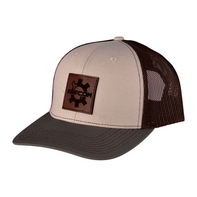Ar15.Com Stone Hat W/ Square Leather Logo Patch