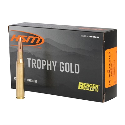 Hsm Ammunition Trophy Gold 270 Winchester Ammo