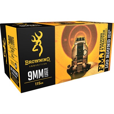 Browning Ammunition Training & Practice 9mm Luger Ammo