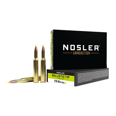 Nosler Ballistic Tip 270 Winchester Ammo