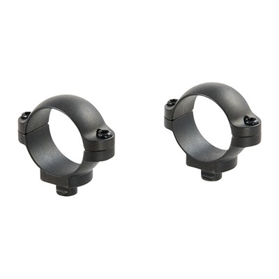 Leupold Quick Release Mounting System Rings - Quick Release Rings 1-In Low Matte