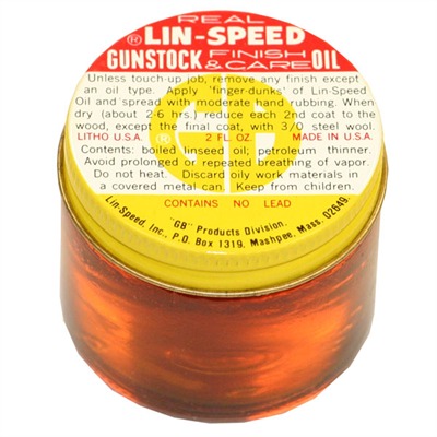 Gb Lin-Speed Gunstock Oil - 2 Oz. Lin-Speed