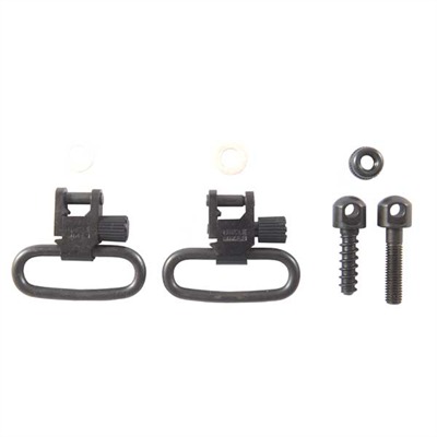 Uncle Mikes Ss Bl Loop Swivel Set - 1-1/4
