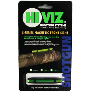 Hiviz Magnetic Base Sights - S300-G Magnetic Base Sight, Green, .218