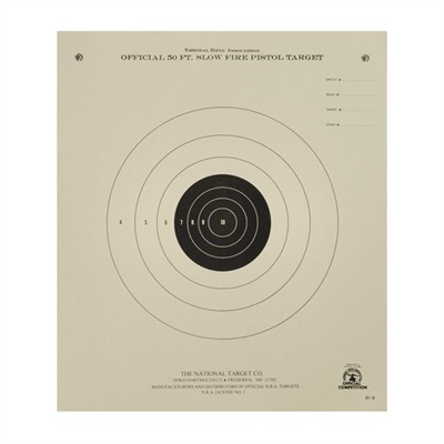 National Target B 2 50 Feet Slow Fire B 2 Targets Per 100 in USA Specification