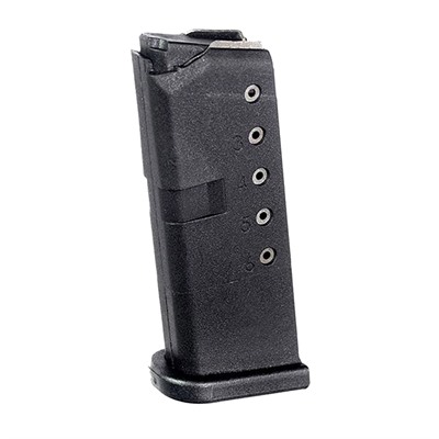 Pro Mag Glock 43 Polymer Magazines 9mm - Glock 43 Drum Magazine 6-Rd Polymer Black 9mm