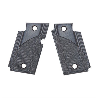 Pachmayr G-10 Tactical Pistol Grips For Sig 938 - Sig 938 Gray/Black Checkered G-10 Grips