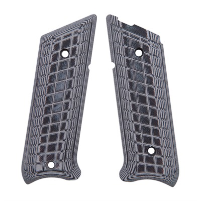 Pachmayr G-10 Tactical Pistol Grips For Ruger Mkii/Mkiii - Ruger Mkii/Iii Gray/Black Grappler G-10 Grips