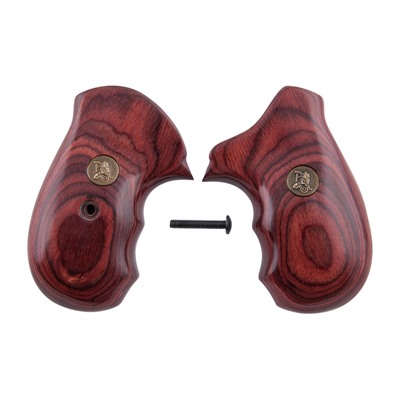 Pachmayr Renegade Wood Laminate Grips For S&W J Frame - S&W J Frame Rosewood Smooth