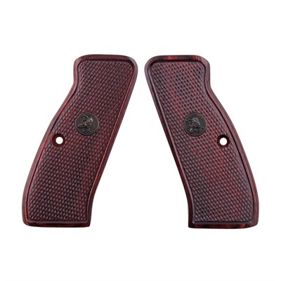 Pachmayr Renegade Wood Laminate Grips Cz 75 - Cz 75 Rosewood Checkered