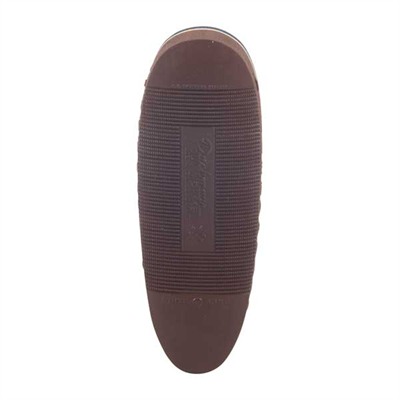 Pachmayr F250 White Line Field Recoil Pad .85" Medium Brown Lined Checkered