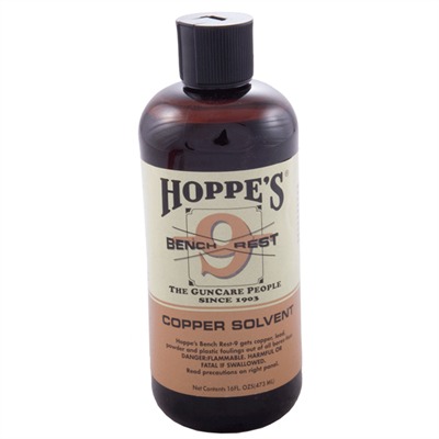 Hoppes Bench Rest-9 Copper Solvent - Hoppe's 16 Oz. Benchrest-9