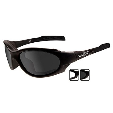 Wiley X Eyewear Xl-1 Shooting Glasses - Clear Smoke Xl-1 Shooting Glasses Black