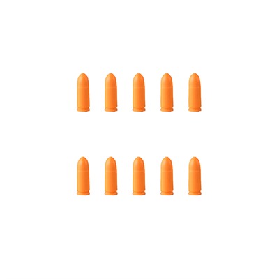 Precision Gun Specialties Saf-T-Trainers Dummy Rounds - 9mm Luger Orange Dummy Rounds 10/Pack