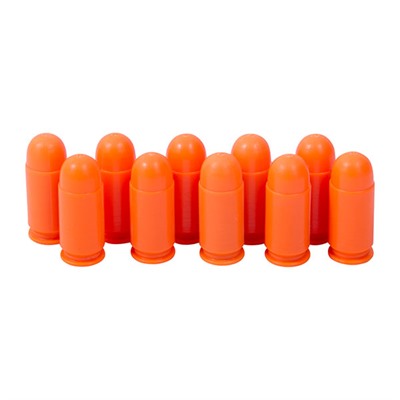 Precision Gun Specialties Saf T Trainers Dummy Rounds 9mm Makarov Orange Qty 10 in USA Specification