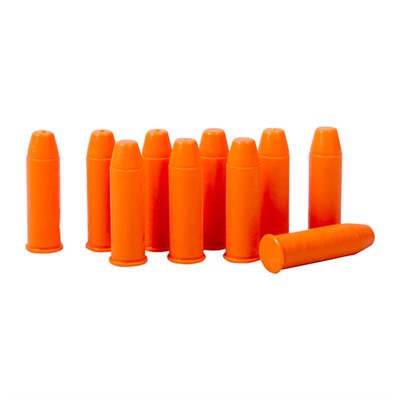 Precision Gun Specialties Saf T Trainers Dummy Rounds .44 Mag Orange Qty 10 in USA Specification