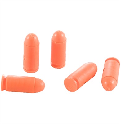 Precision Gun Specialties Saf T Trainers Dummy Rounds .40 Smith & Wesson Orange Qty 50 in USA Specification
