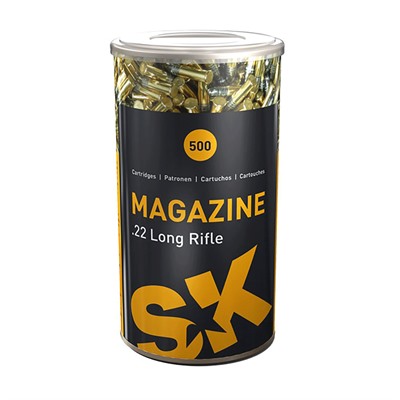 Sk Magazine Ammo 22 Long Rifle 40gr Lead Round Nose - 22 Long Rifle 40gr Lead Round Nose 500/Box