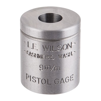 L E Wilson Wilson Pistol Max Case Gages Pistol Max Gage 9mm Luger