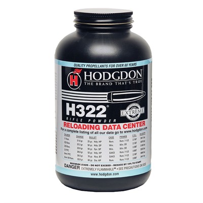Hodgdon Powder H322 Smokeless Powder 1 Lb USA & Canada