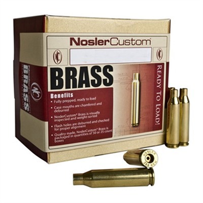 Nosler 6.5x284 Norma Brass Case 6.5mm/284 Norma Brass 50/Box USA & Canada
