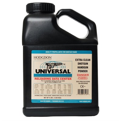 Hodgdon Universal Clays Powder Universal Clays Smokeless Powder 4 Lb