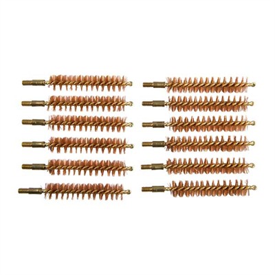 Sinclair International Dozen Pack Bronze Rifle Brushes 45 Cal 8 32 in USA Specification