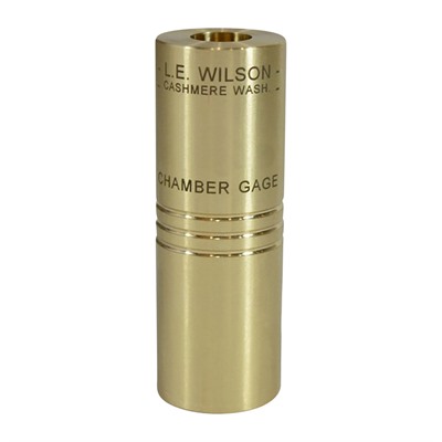 L.E. Wilson Brass Minimum Dimension Chamber Gages - 6.5 Grendel Brass Minimum Chamber Gage