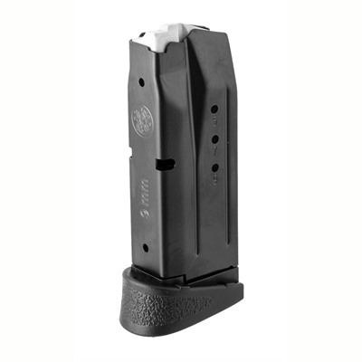 Smith & Wesson M&P Compact Magazine 9mm Black M&P Compact Magazine 9mm 10rd W/Finger Ridge in USA Specification