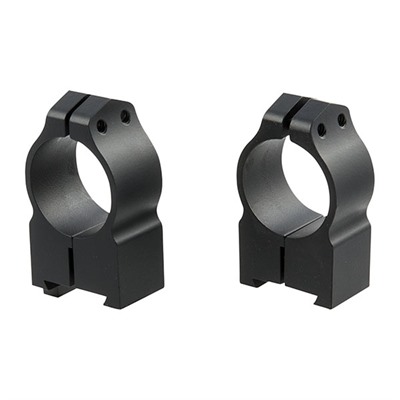 Warne Mfg. Company Maxima Grooved Receiver Cz Rings - Grl Cz 550 Rings 1 Inch High Matte