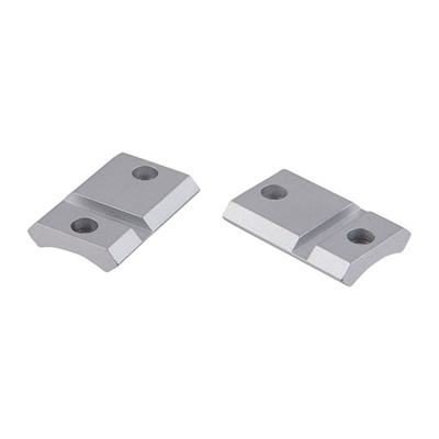 Warne Mfg. Company Maxima 2-Piece Steel Bases - Savage Round Rear/Axis/Edge Extended, Silver