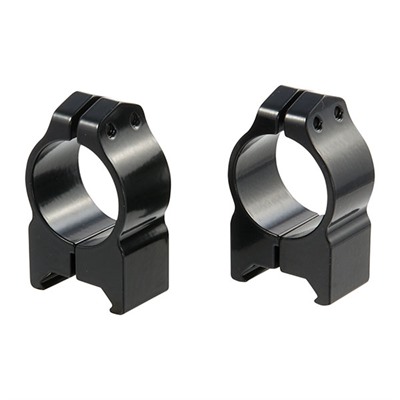 Warne Mfg Company Maxima Fixed Rings 1 Medium Fixed Rings Gloss Black